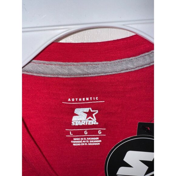 Starter Red Graphic Tee Phys. Ed 71 Design Boys Size L - Picture 3 of 6